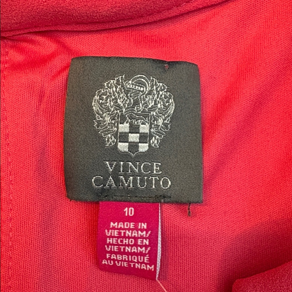 Vince Camuto Coral Ruffle Sleeve Sheath Dress Size 6 Career Office Cocktail - 10 - Picture 2 of 4